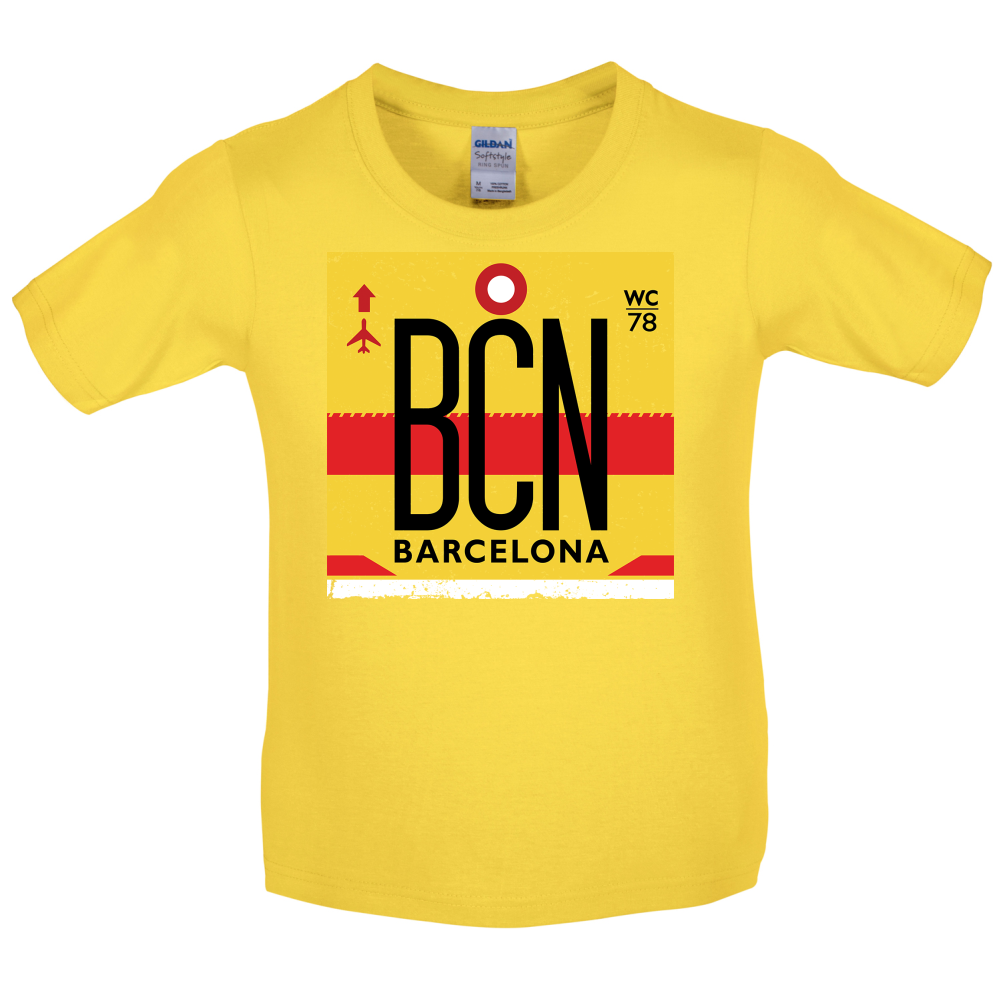 Barcelona Airport  Kids T Shirt