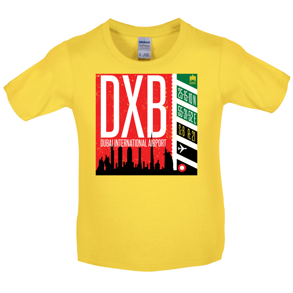 Dubai Airport Kids T Shirt