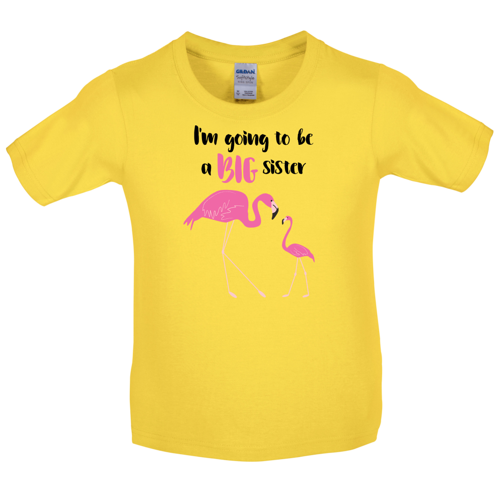 Big Sister Flamingo  Kids T Shirt
