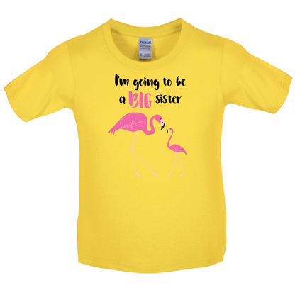 Big Sister Flamingo  Kids T Shirt