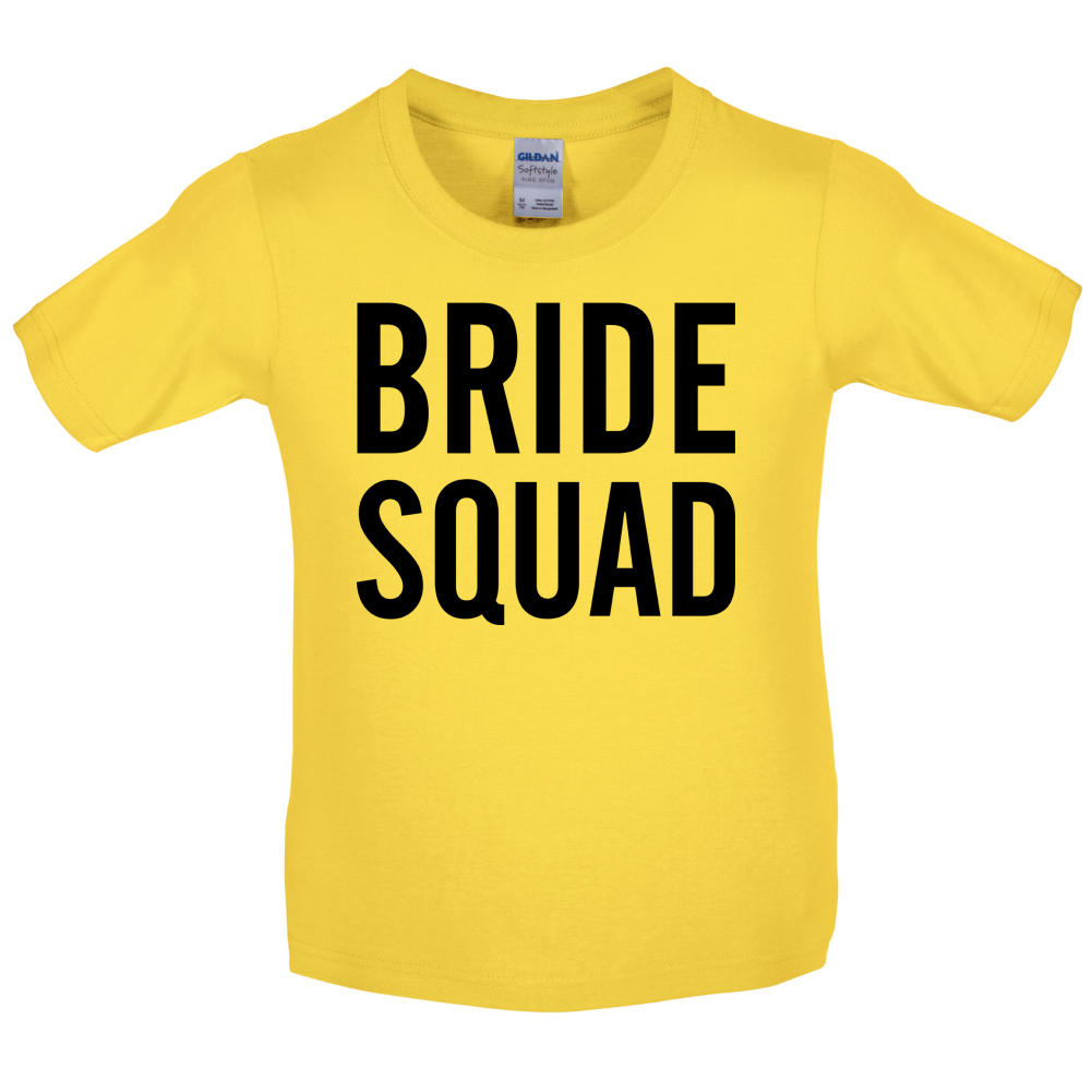 Bride Squad Kids T Shirt