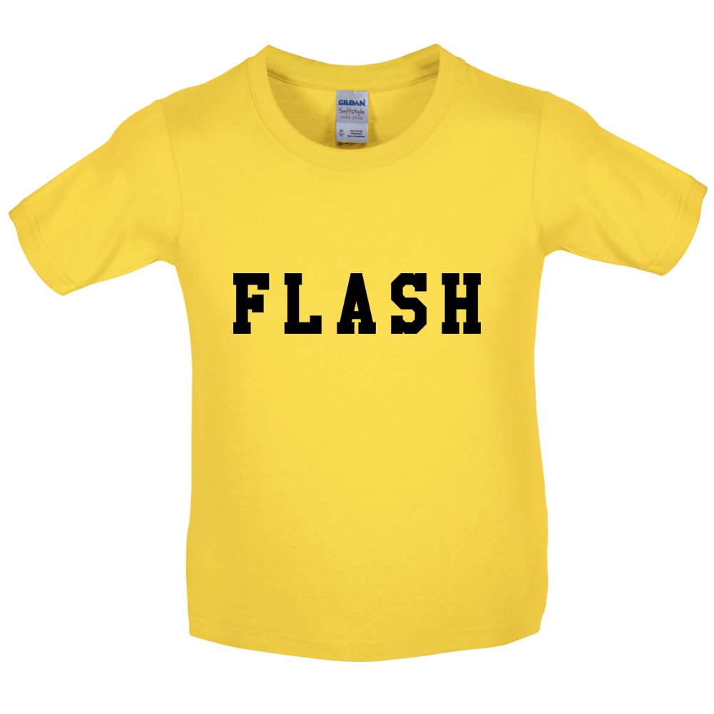 Justcie Flash College Style Kids T Shirt