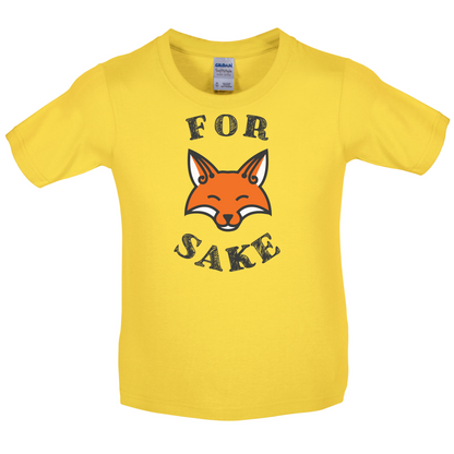 For Fox Sake Kids T Shirt