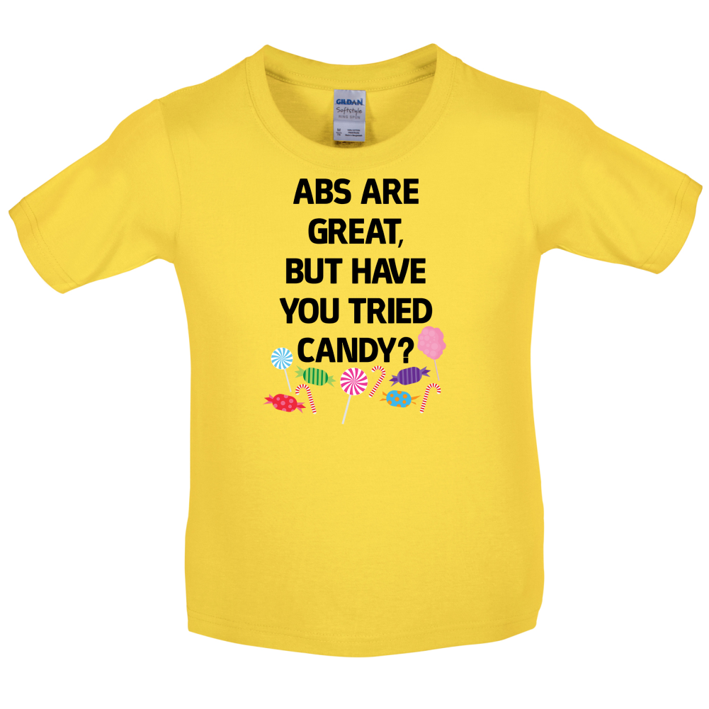 Abs Are Great, Candy Kids T Shirt