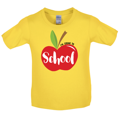 I'm Going To School Kids T Shirt