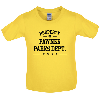 Pawnee Park Dept Kids T Shirt