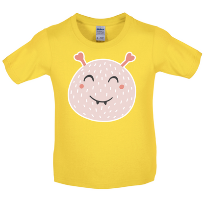 Smiley Face Blob Kids T Shirt