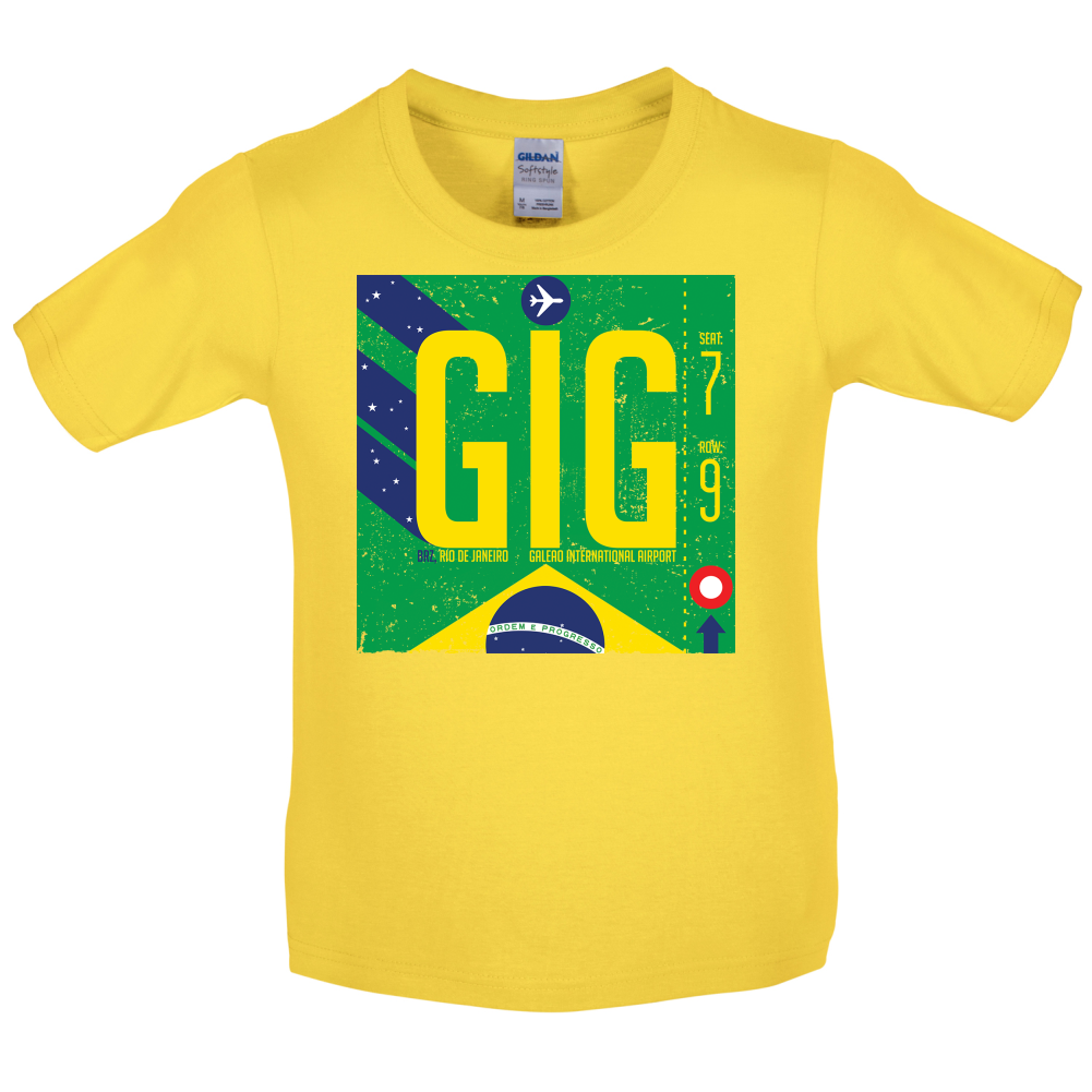 Rio Airport Kids T Shirt