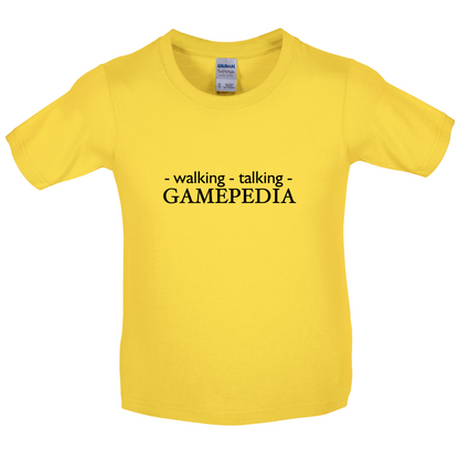 Walking Talking GAMEPEDIA Kids T Shirt