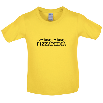Walking Talking PIZZAPEDIA Kids T Shirt