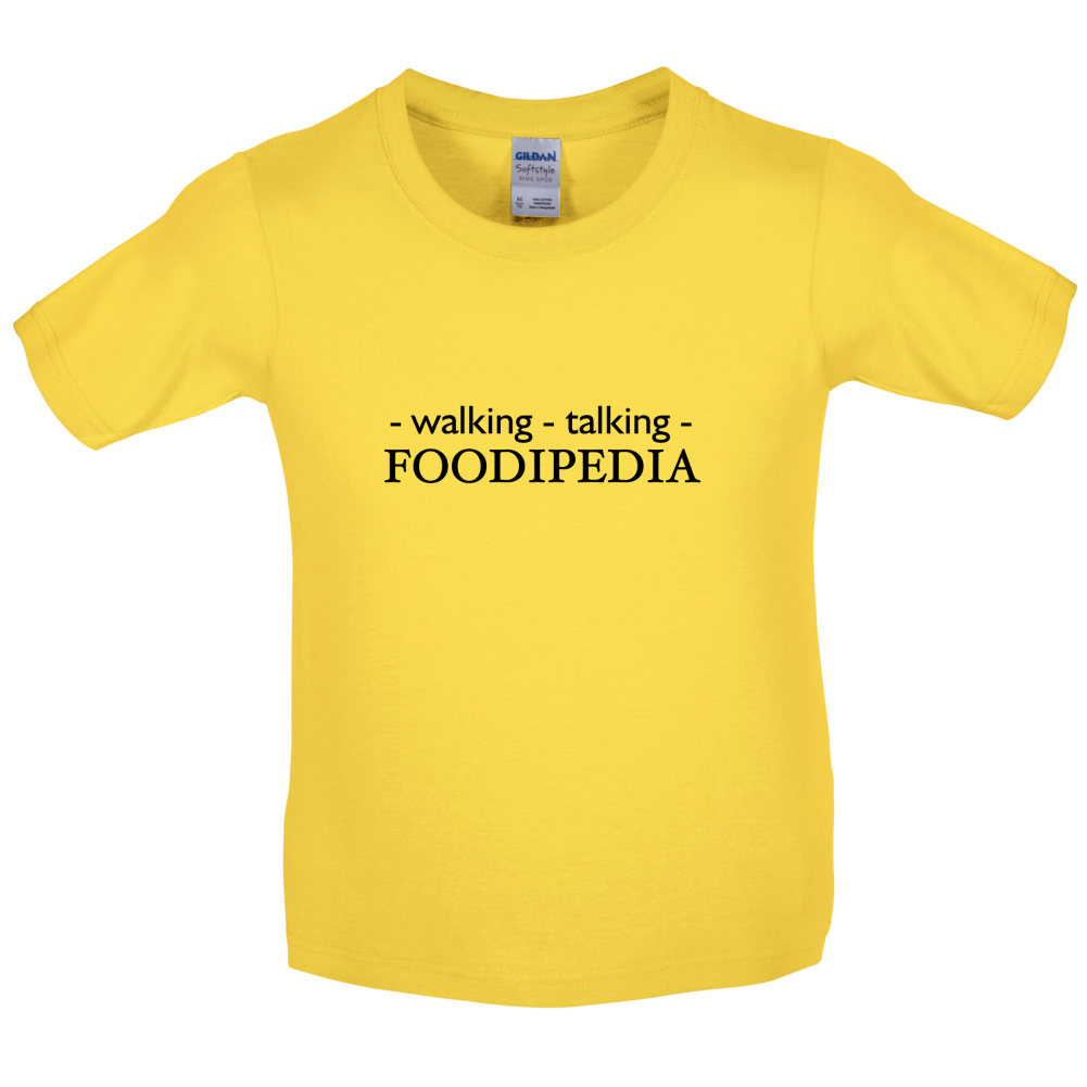 Walking Talking FOODIPEDIA Kids T Shirt