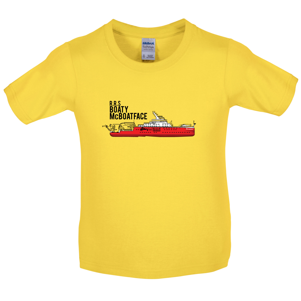 RRS Boaty McBoatface Kids T Shirt