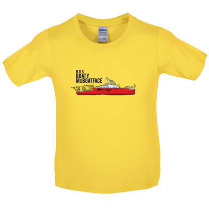 RRS Boaty McBoatface Kids T Shirt