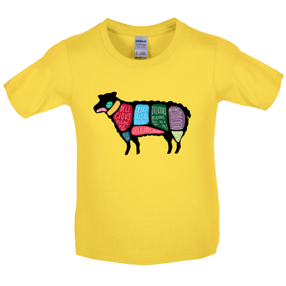 Delicious Sheep Kids T Shirt