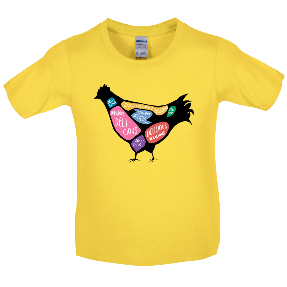 Delicious Chicken Kids T Shirt