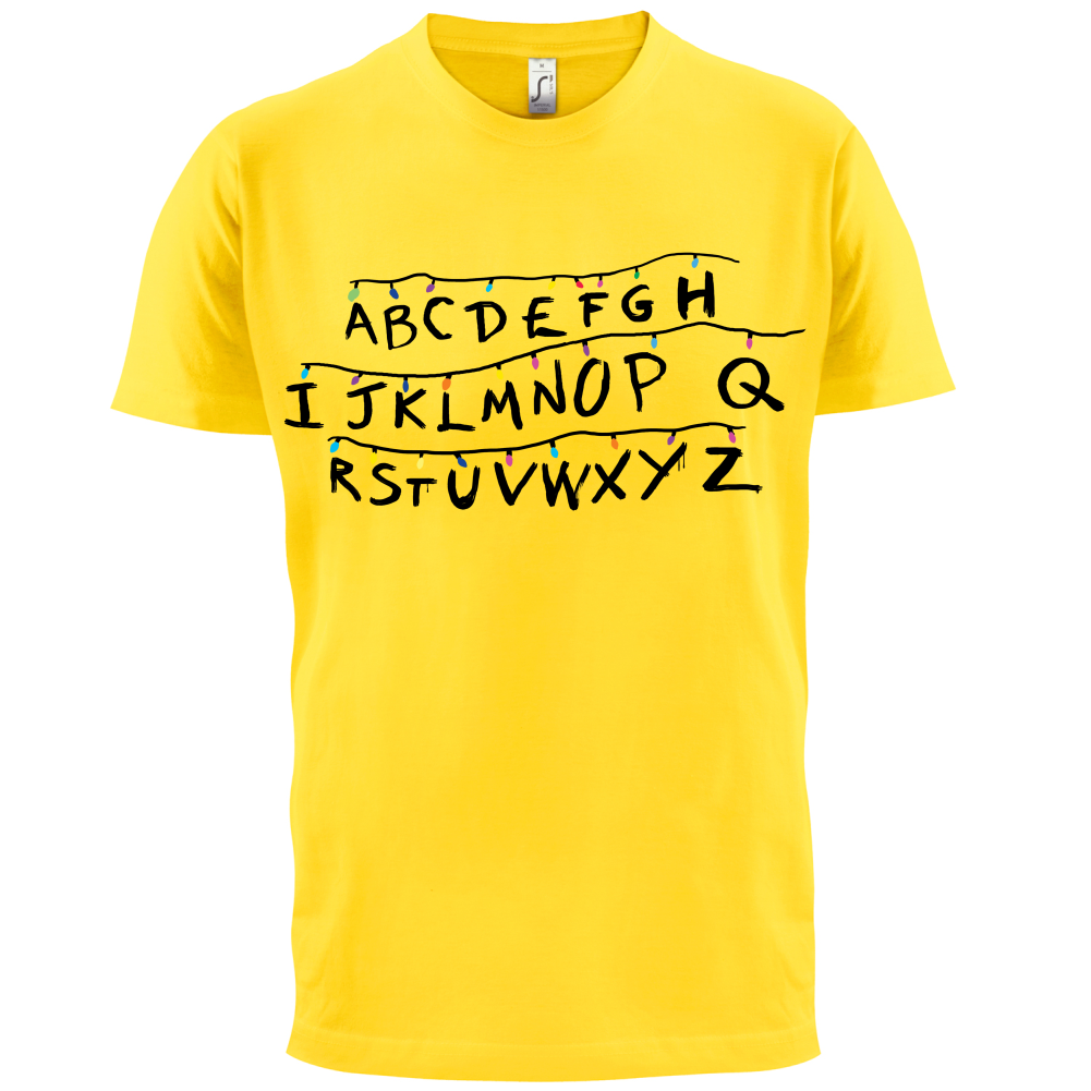 Stranger Alphabet T Shirt