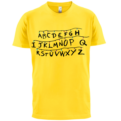 Stranger Alphabet T Shirt