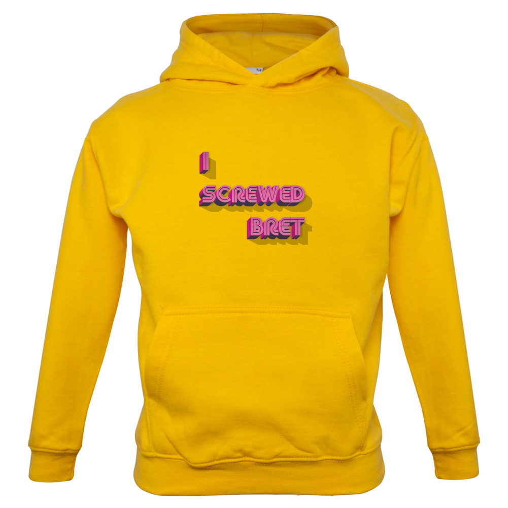 I Screwed Bret Kids T Shirt