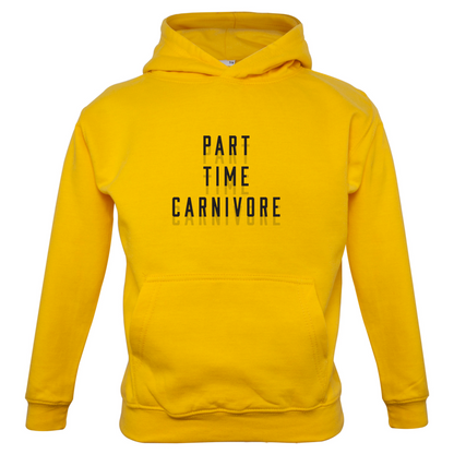 Part Time Carnivore Kids T Shirt
