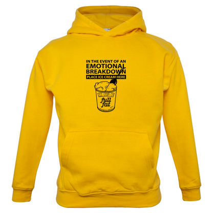 Emotional Breadown Place Ice Cream Here Kids T Shirt