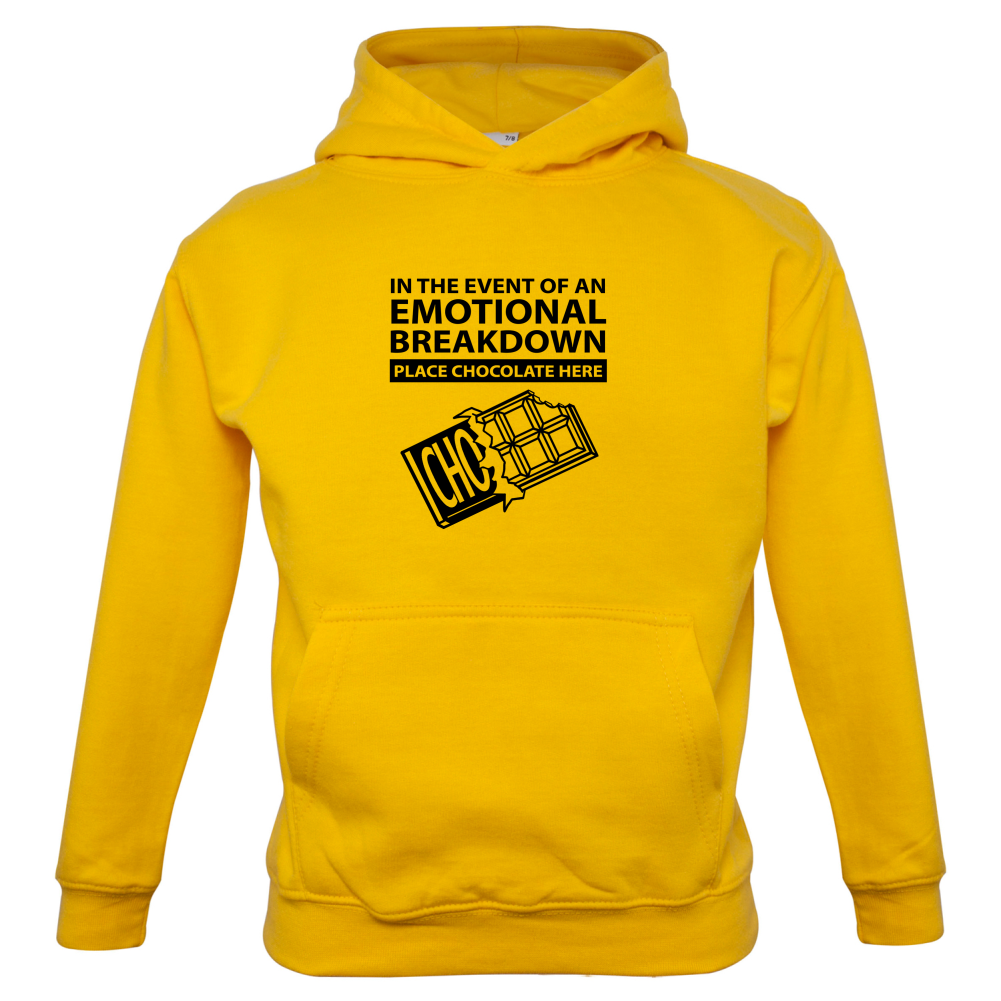 Emotional Breadown Place Chocolate Here Kids T Shirt