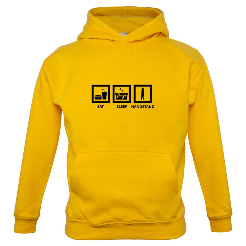 Eat Sleep Handstand Kids T Shirt