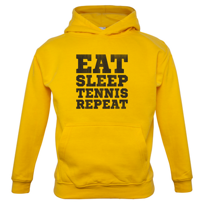 Eat Sleep Tennis Repeat Kids T Shirt