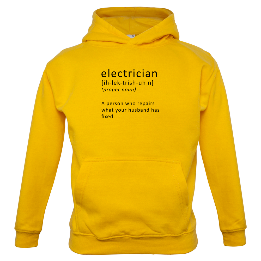 Electrician Who Repairs Kids T Shirt