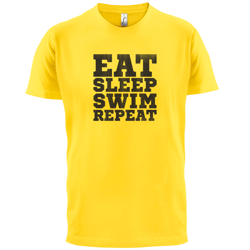 Eat Sleep Swim Repeat T Shirt