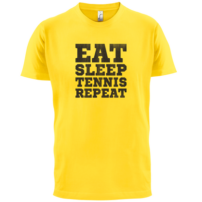 Eat Sleep Tennis Repeat T Shirt
