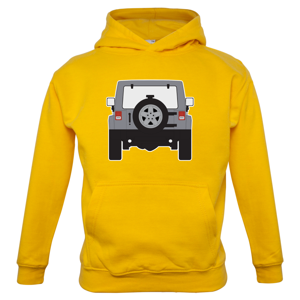 JW Rear Hyper Silver Kids T Shirt