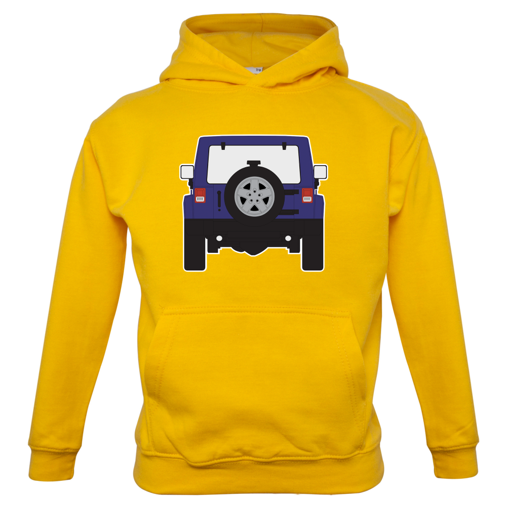 JW Rear Hyper Purple Kids T Shirt