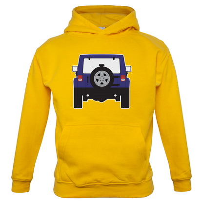 JW Rear Hyper Purple Kids T Shirt