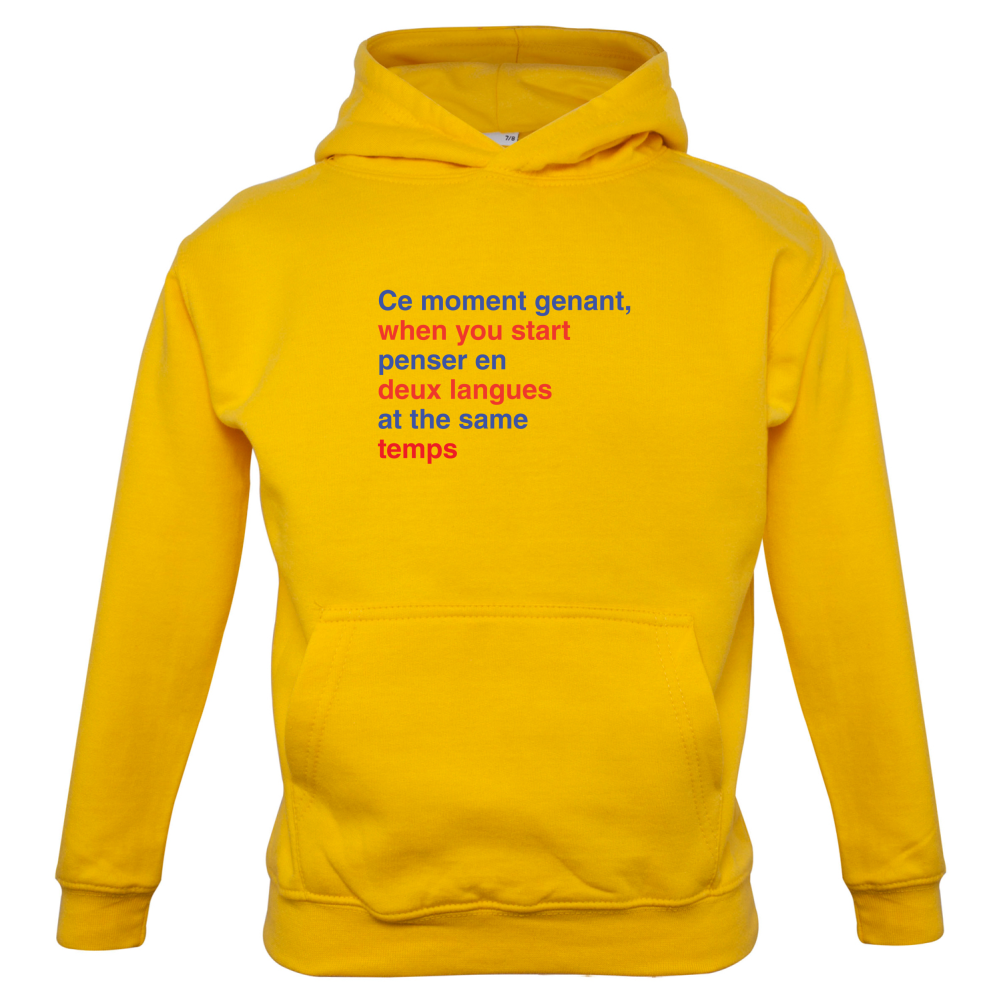 That Awkward French Moment You Speak In Two Languages Kids T Shirt