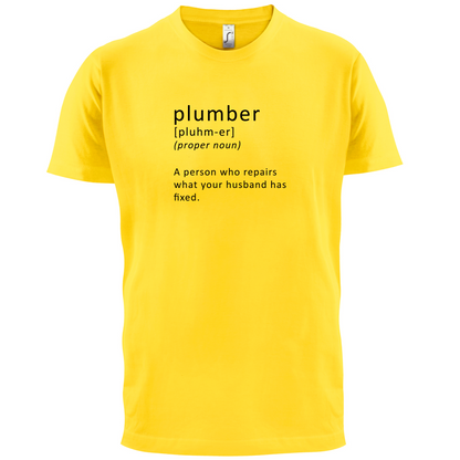 Define Plumber T Shirt