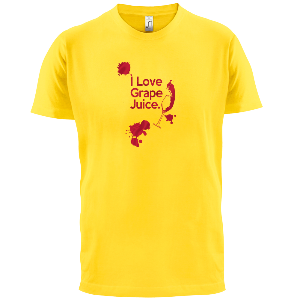 I Love Grape Juice T Shirt