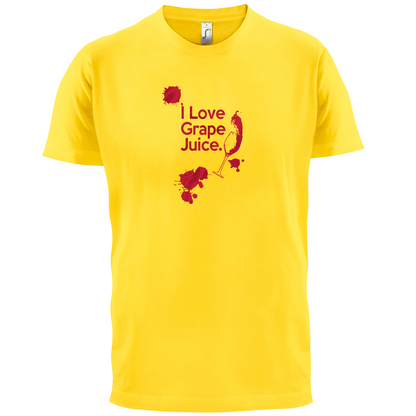 I Love Grape Juice T Shirt