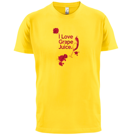 I Love Grape Juice T Shirt