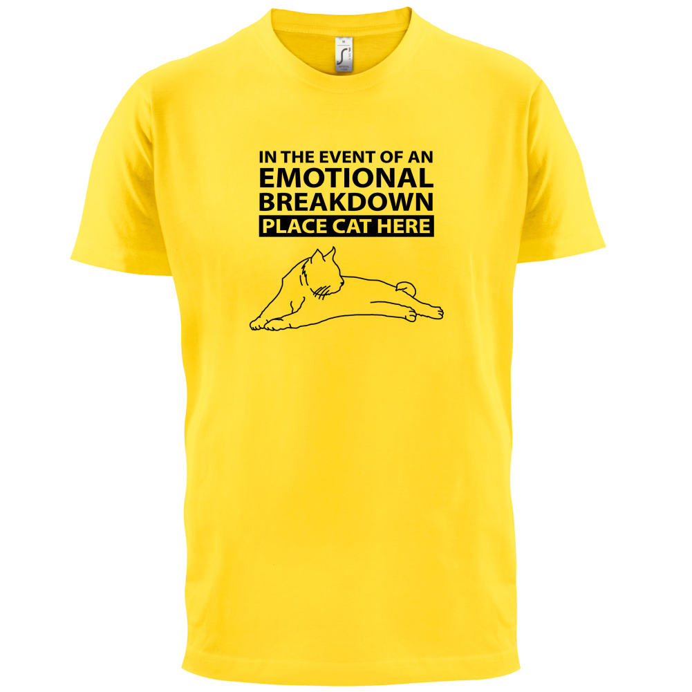 Emotional Breadown Place Cat Here T Shirt