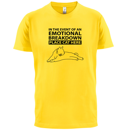 Emotional Breadown Place Cat Here T Shirt
