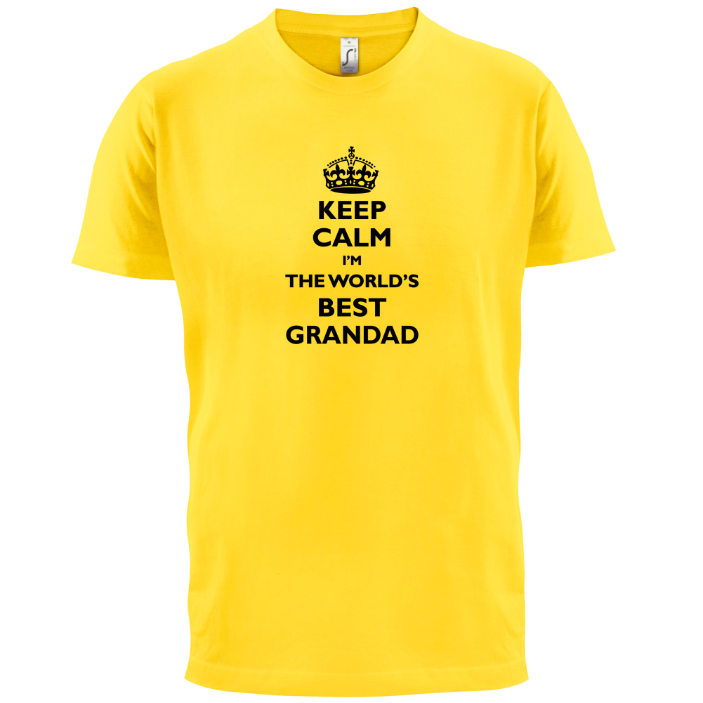Keep Calm I'm The Worlds Best Grandad T Shirt
