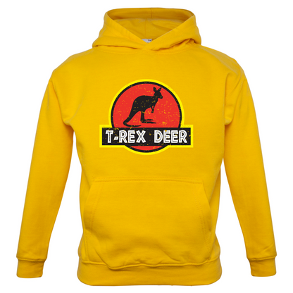 T-Rex Deer Kids T Shirt
