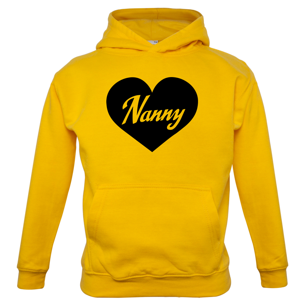 Heart Nanny Kids T Shirt