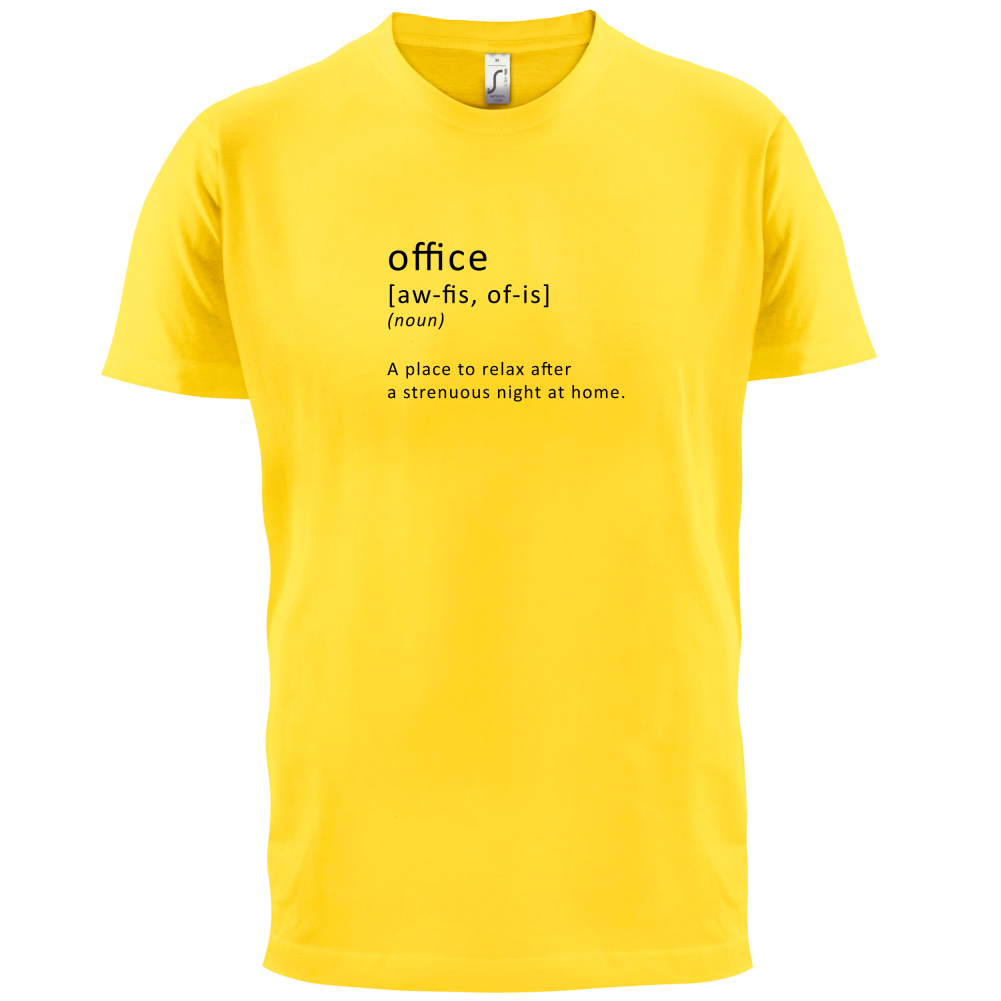 Funny Definition Office T Shirt