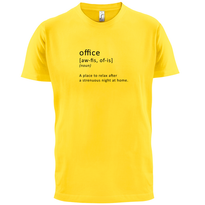Funny Definition Office T Shirt