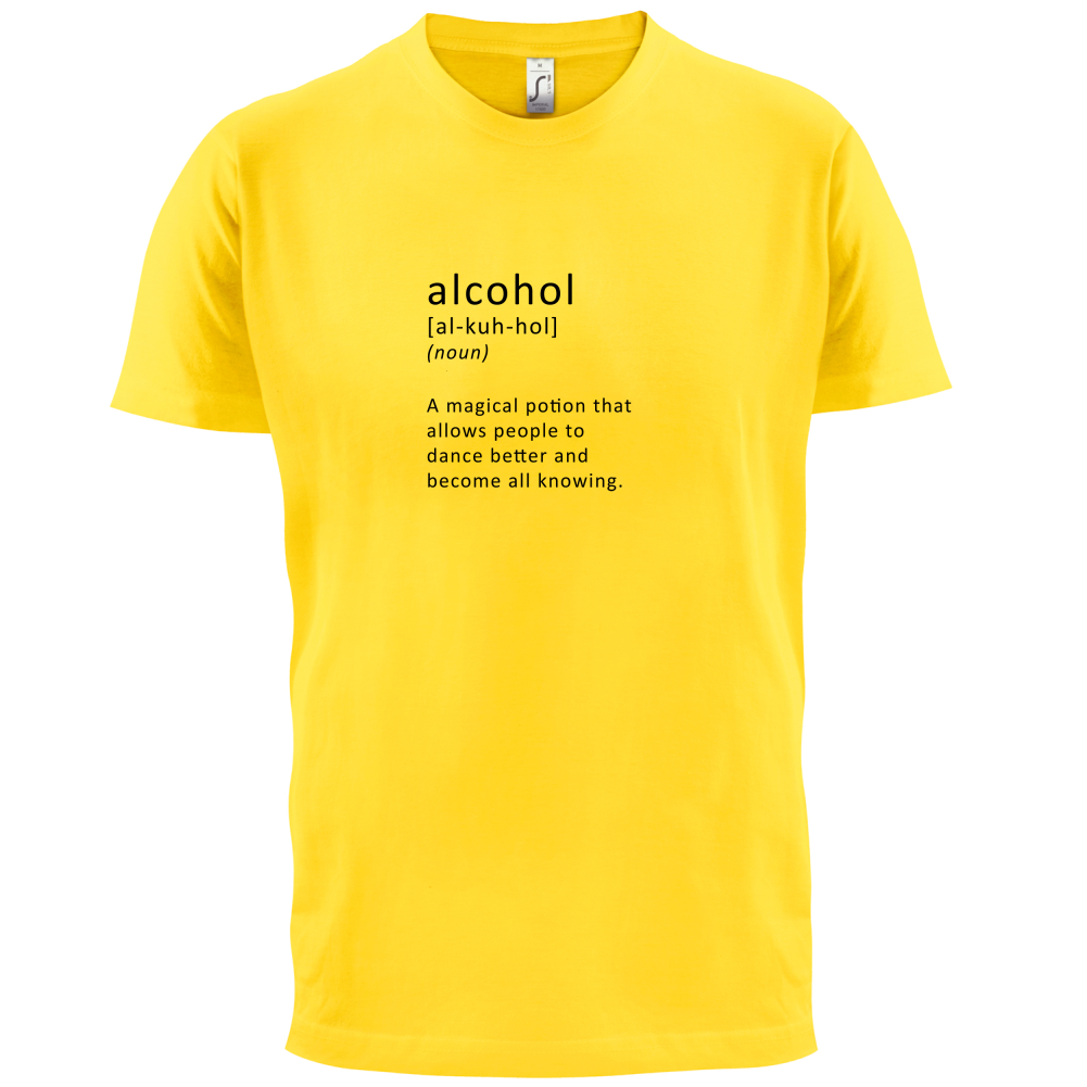 Funny Definition Alcohol T Shirt