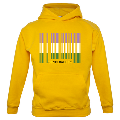 LGBT Barcode Flags - Gender Queer Kids T Shirt