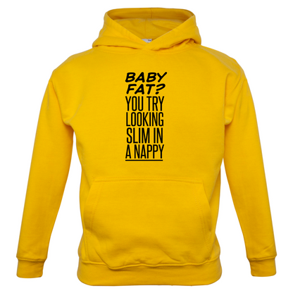 Baby Fat In Nappy  Kids T Shirt