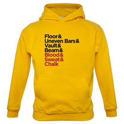 Blood Sweat And Chalk Kids T Shirt