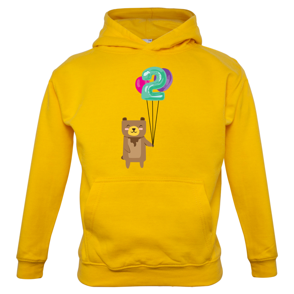2nd Birthday Bear Kids T Shirt